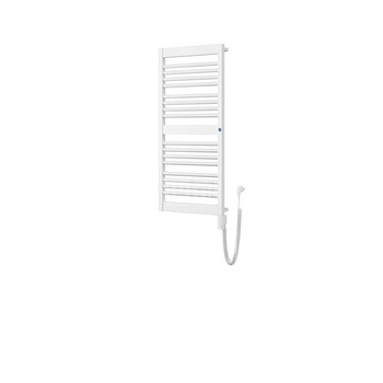 Grzejnik elektryczny (suszarka) INSTAL-PROJEKT FRAME ELECTRO, wym. 1580 (1685 z grzałką)/500 mm, kolor biały mat,  moc 900 W