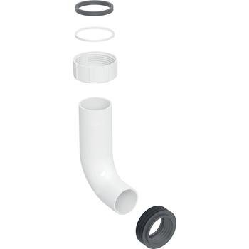 Kolano spłukujące z uszczelkami, do Geberit AquaClean 8000plus