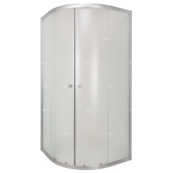 Półokrągła kabina prysznicowa Vitoria szkło mrożone