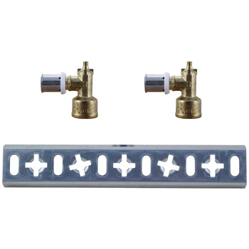 Kolana naścienne HERZ, 16x2 x 1/2'' (zacisk x GW)