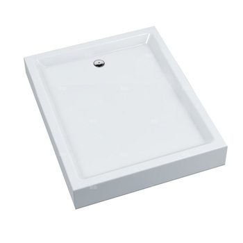 Brodzik akrylowy Eko 2.0 90x90x16 cm R55, półokrągły