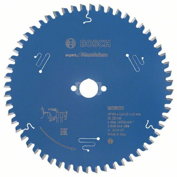 Tarcza pilarska KSB EXPERT FOR ALUMINUM 184X20X2,6 56T