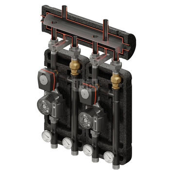 Brygada 464 (KRE, 2 x VRG432, pompy DN25 DAB/LFP, siłownik ARA)