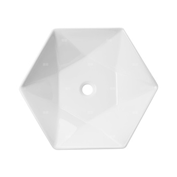 Umywalka nablatowa NAKSOS biały