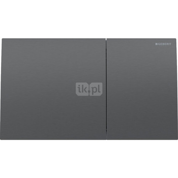 Przycisk uruchamiający Geberit Sigma70, przedni, stal nierdzewna czarny chrom, prostokątny