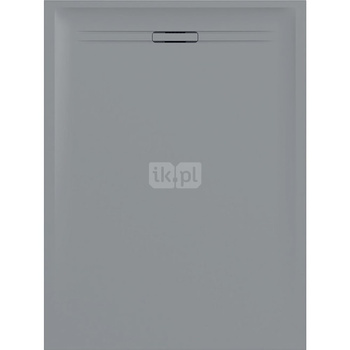 Brodzik prostokątny Geberit Sestra: 100x70x4cm, Szary / Struktura łupka