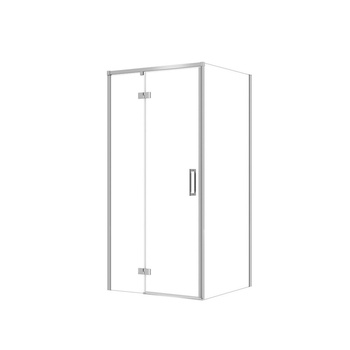 SET C112 KABINA LARGA ZAWIAS LEWA CHROM 100X90X195 SZK TRANS WIR