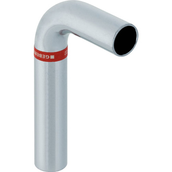 Kolano 90' GEBERIT Mapress C-Stahl bose, stal (ocynk galwaniczny/elektrolityczny) (ocynk), 22 mm, DN 20 x 22 mm x DN 20 (końcówka wciskana x końcówka wciskana)