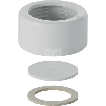Nakrętka Geberit z zaślepką: Biały-alpin