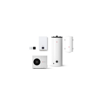 Pompa ciepła powietrzna GeniaAir Split HA 7-8.2 OS 230V + Moduł ścienny HA 7-8.2 WSB + Zasobnik c.w.u. FEW 250 + Zasobnik buforowy WN RW 50 + Regulator SRC 720 + Moduł internetowy