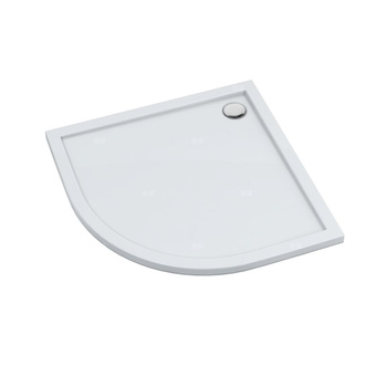 Schedpol Brodzik akrylowy Standard Plus Caspar New 100x100x4,5 cm R55, półokrągły