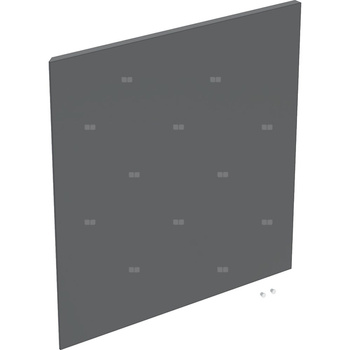 Drzwi do kwadratowej wysokiej szafki z jednymi drzwiami GEBERIT iCon, kol. lava matowy szer.450 mm