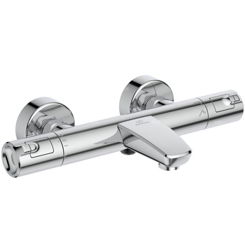 CERATHERM T50 Bateria wannowo-natryskowa WALL FIX CHR