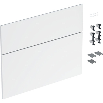 Zestaw frontów szuflad (2 szt.) do dolnej szafki pod umywalkę GEBERIT iCon, kol. biały wysoki połysk szer.750 mm