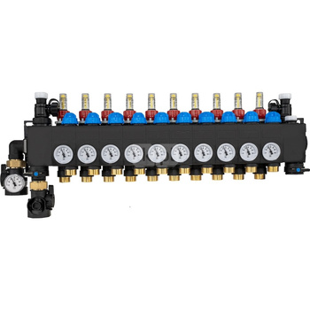 ProCalida CC 1 na 10 obiegów grzewczych, rotametry 0,75÷3,75 l/min