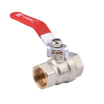 Zawór kulowy PERFEXIM PHA-001 mosiądz niklowany, PN30 3/4'' GW, uchwyt: dźwignia (czerwona)