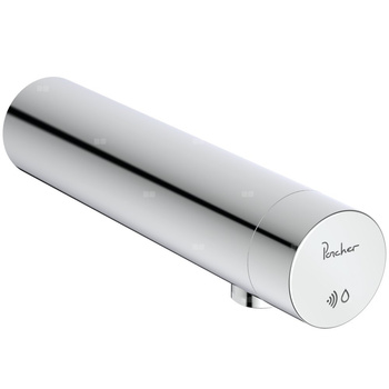 Bateria umywalkowa ścienna 49x220x54 mm, wylewka 170 mm 3.8 l/min (3 bary), bez korka spustowego - Sensorflow NEW