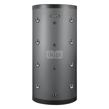 Zbiornik buforowy stojący KOSPEL SVW-400.1 pojemność 375 l z wężownicą, izolacja: pianka polistyrenowa, kolor: Biały