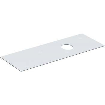 Płyta przykrywająca Geberit do dolnej szafki pod umywalkę stawianą na blat VariForm, z dwiema i trzema szufladami: B=135cm, Biały / Z powłoką melaminową