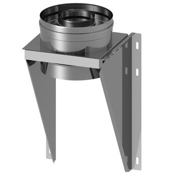 Uchwyt JEREMIAS CLV01 stal nierdzewna fi 300/480 mm (50-150 mm) (mocowanie - Blacha konsoli przesuwalna)