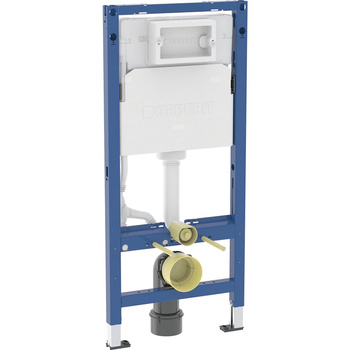 Stelaż podtynkowy Geberit DuofixBasic do wiszących misek WC, 112 cm, ze spłuczką podtynkową Delta 12 cm