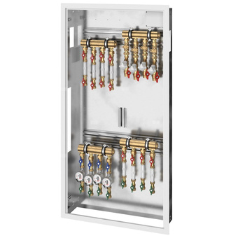 MODUŁ WIELOFUNKCYJNY UŻYTKOWNIKÓW BEZPOŚRED. POM. DLA 3 ODBIORCÓW Z DYN. RÓWNOWAŻENIEM C.O., C.W.U., Z.W.U, S.W, 1 1/4" x 3/4"