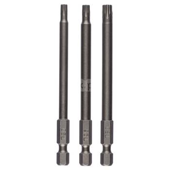 Zestaw 3 końcówek wkrętakowych (T) T20, T25, T30, 89 mm