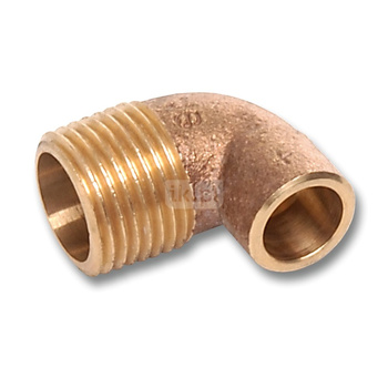 Kolano 90' SANHA 4092G, miedź, 18 mm x 3/4'' (lut wewnętrzny x GZ)