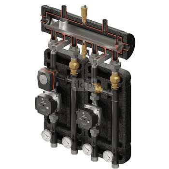 Kompania 584 (SKE 2DC+ 55kW, VTA522, VRG432, pompy DN25 Grundfos, siłownik ARA)