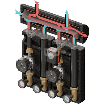 Brygada PRO 480 (KRE, UNI, VRG432, pompy DN25 Grundfos, siłownik ARA)