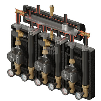 Kompania PRO 3D+ 8033 (SKE 2DC+ 55kW, UNI, 2xVTA322, pompy DN25 DAB/LFP)
