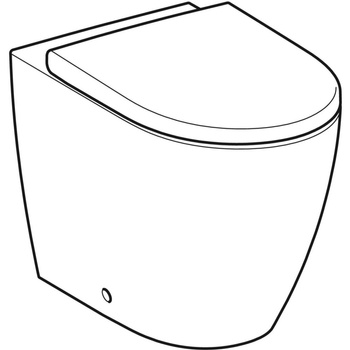 Miska WC stojąca GEBERIT iCon bez kołnierza wewnętrznego