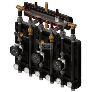 Kompania 3D+ 9055 (SKE 2DC+ 55kW, UNI, 2xVTA372, pompy DN25 Grundfos)