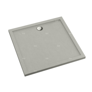 Schedpol Brodzik akrylowy Standard Plus Caspar New Cement Stone 80x80x4,5 cm, kwadratowy