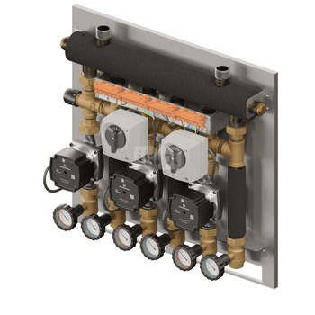 Szwadron 3D+ 443 (SKE 3DC+ 35 kW, 2 x z. obrotowy z sił, z. miesz. termost., pompy DN15 LFP)