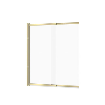 PARAWAN NAWANNOWY LARGA ZŁOTY MAT DWUSKRZYDŁOWY 140X115 PRZES TRANS