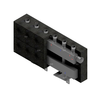 Kolektor kaskadowy ciepła/chłodu CH2 100 2F – DN50, dwuobwodowy