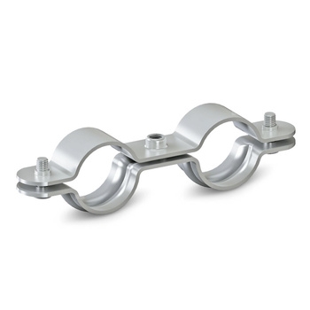 Obejma mocująca podwójna NICZUK NUDZ 26-28 mm 3/4 (pasywacja)