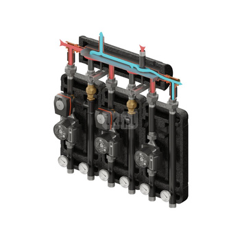 Brygada 3D+ 8044 (KRE, UNI, 2xVRG432, pompy DN25 DAB/LFP, siłownik ARA)