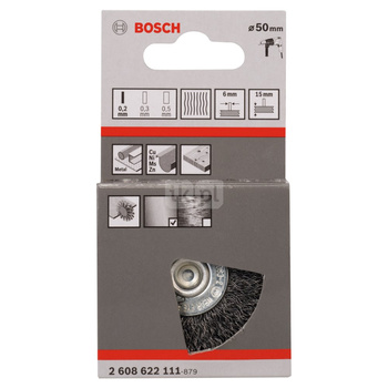 SZCZOTKA TARCZ FAL.50X0,2X15 STAL 6MM