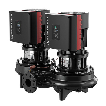 Pompa obiegowa GRUNDFOS TPED 100-160/2 typu in-line z silnikiem znormalizowanym 50/60 Hz, moc silnika 4kW 7.37 A PN 16 2920 obr/min