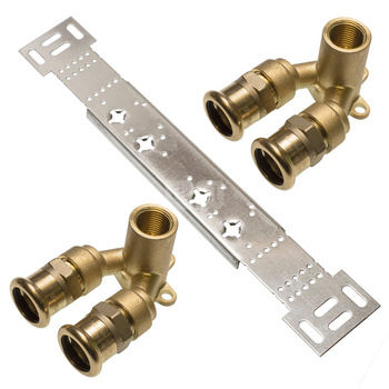 PURAPRESS® Listwa montażowa z kolanami ściennymi podwójnymi 22x1/2x18