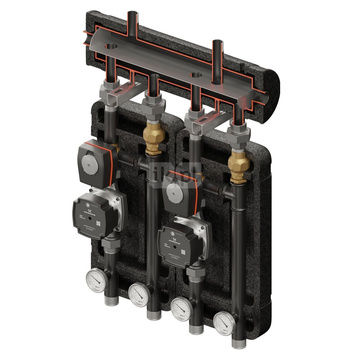 Brygada 484 (KRE, 2 x VRG432, pompy DN25 Grundfos, siłownik ARA)
