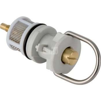 Uchwyt filtra Geberit ze śrubą dławiącą, do zaworu spłukującego do pisuarów z elektronicznym uruchamianiem spłukiwania