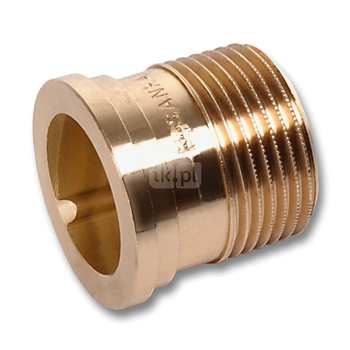 Śrubunek SANHA 4371G redukcja, brąz, 1/2'' x 3/4'' (GZ x lut wewnętrzny)