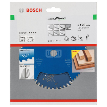 Tarcza pilarska Expert for Wood KSB EXPERT FOR WOOD 120X20X1,8 40T