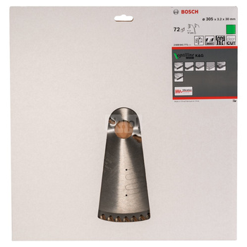 Tarcza pilarska Optiline Wood OPTILINE WOOD TKB 305X30 UW 72 SB3,2