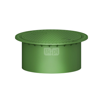 Pokrywa teleskopowa dla ruchu pieszego Mini   (właz PE zielony)