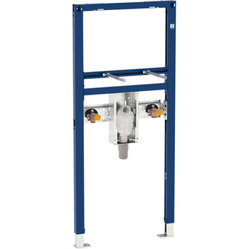 Stelaż podtynkowy do umywalki GEBERIT Duofix, 1120 x 500 x 75 mm, bateria: stojąca, regulacja wysokośći, wbudowany syfon