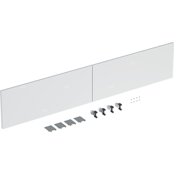 Zestaw frontów szuflad (2 szt.) do szafki pod umywalkę podwójną GEBERIT iCon, kol. biały matowy szer.1200 mm